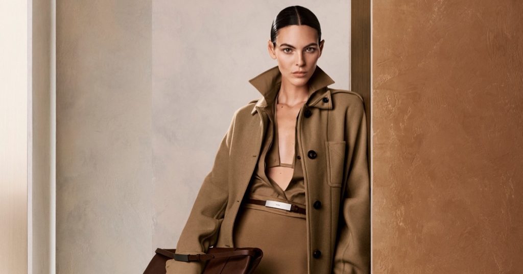 Max Mara Spring 2025 Campaign Showcases Clean Tailoring with Vittoria Ceretti