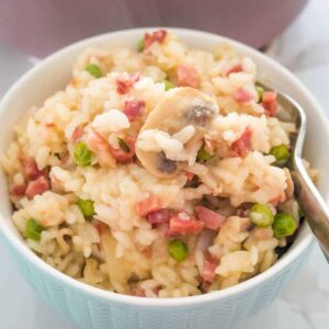 Bacon and Mushroom Risotto - Kidgredients