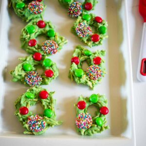 Chocolate Christmas Wreaths - Kidgredients