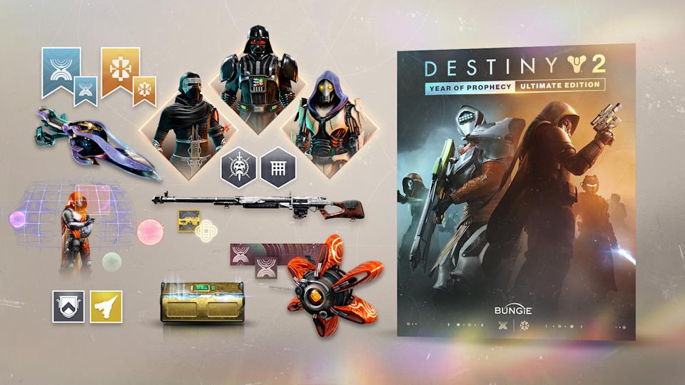 Destiny 2 Year of Prophecy bundle with Star Wars villain armor