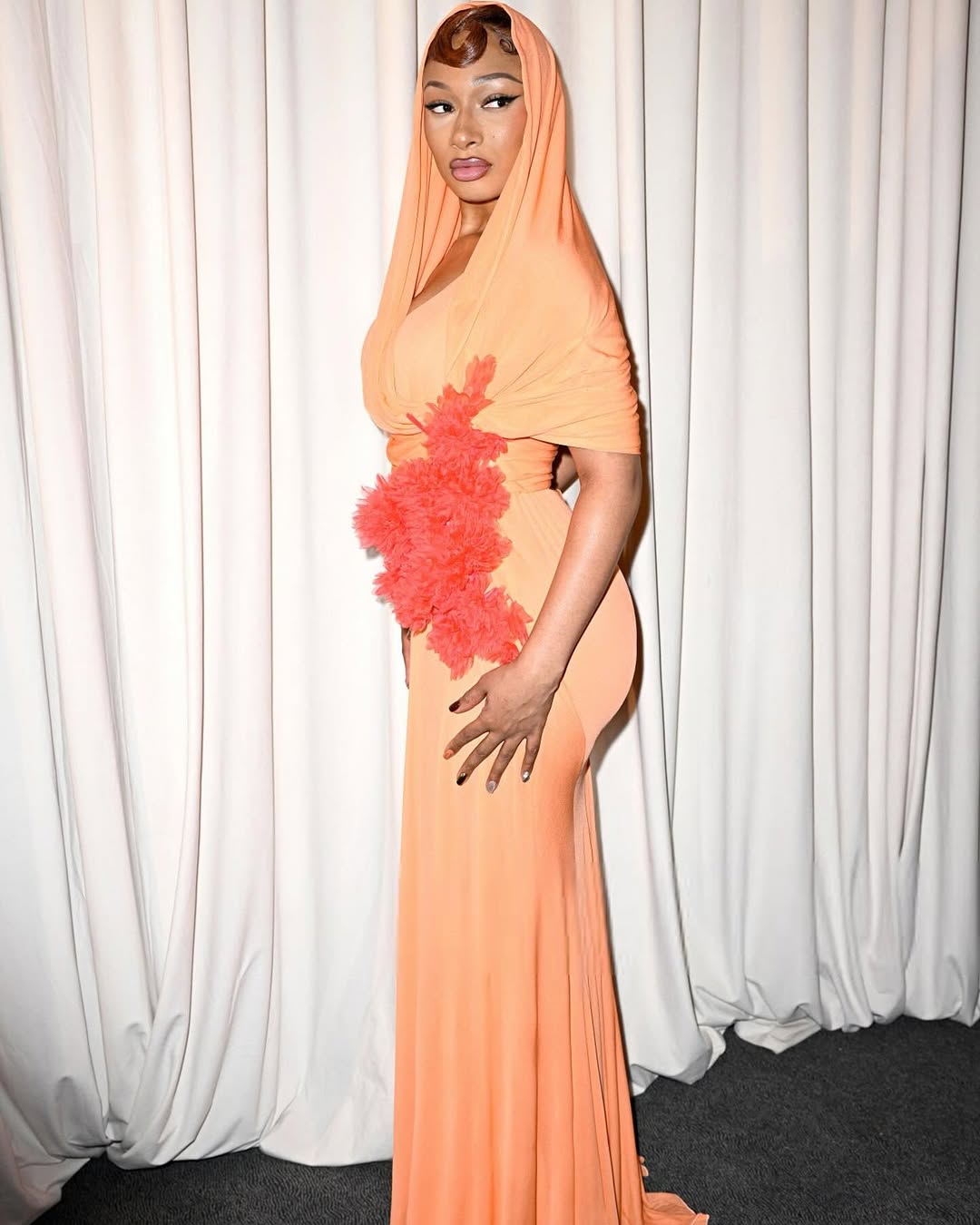 Megan Thee Stallion Makes Couture Debut in Stunning Giambattista Valli Gown at Paris Fashion Week 2025 Megan Thee Stallion Makes Couture Debut in Stunning Giambattista Valli Gown at Paris Fashion Week 2025