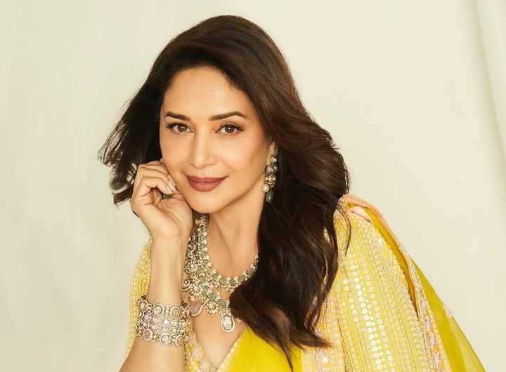 Madhuri Dixit's Stunning Yellow Chanderi Lehenga: Ultimate Fashion Statement