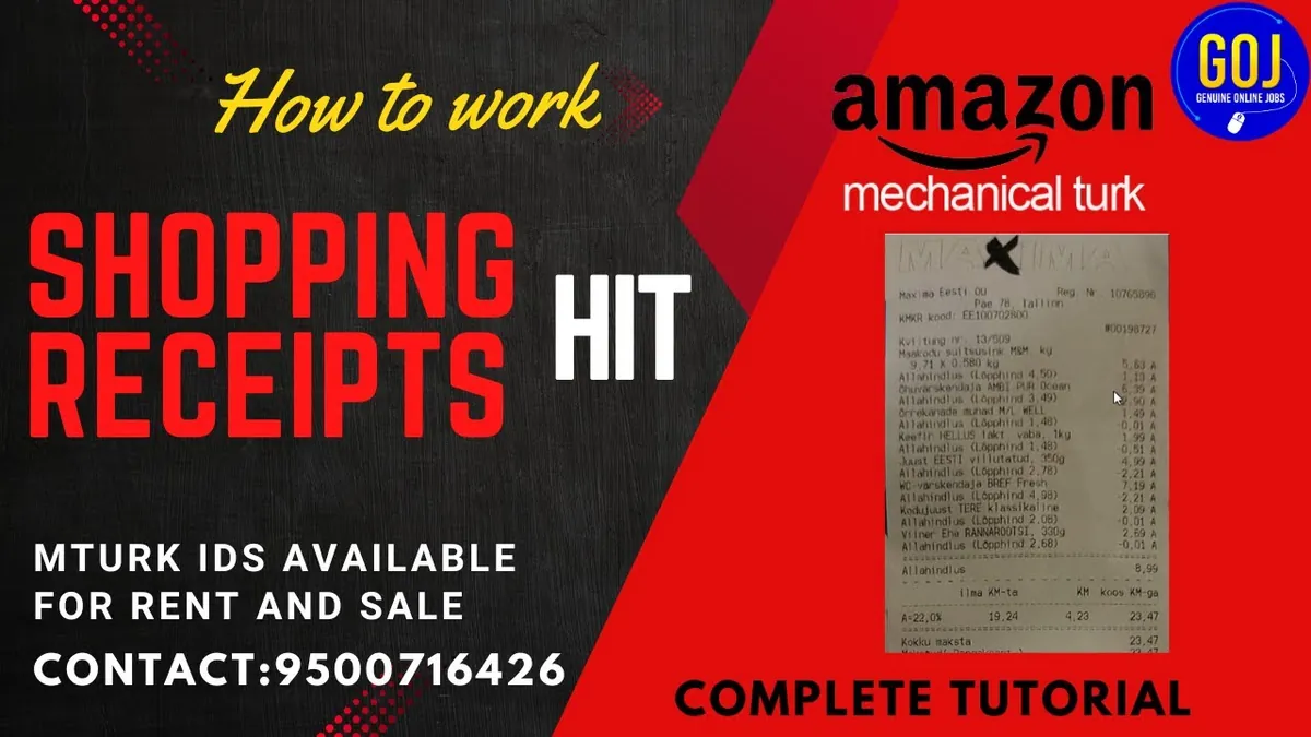 Complete Guide to Amazon Mechanical Turk (MTurk) in 2025: Make Money Online | MTurk Tutorial Complete Guide to Amazon Mechanical Turk (MTurk) in 2025: Make Money Online | MTurk Tutorial