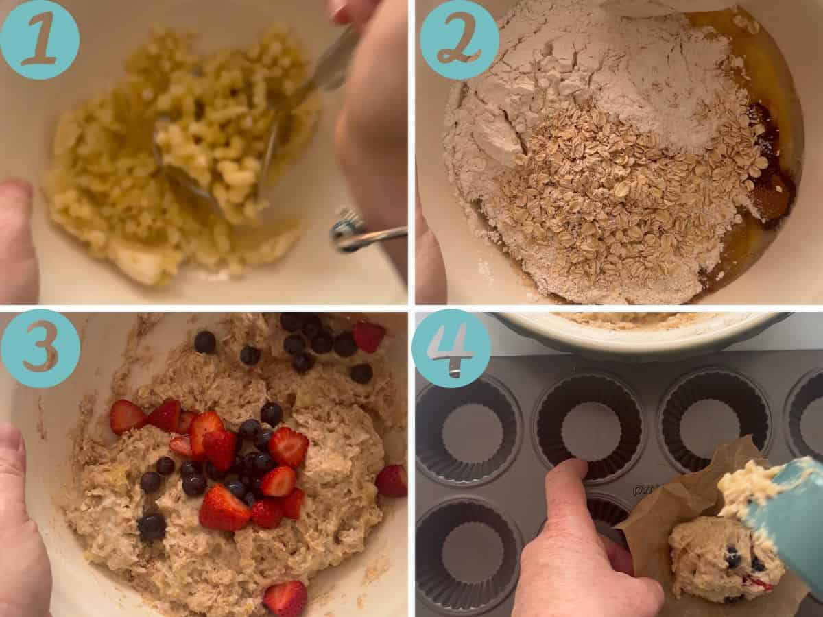 Healthy Banana Blueberry Oatmeal Muffins Recipe (2025) - Perfect Healthy Breakfast Healthy Banana Blueberry Oatmeal Muffins Recipe (2025) - Perfect Healthy Breakfast