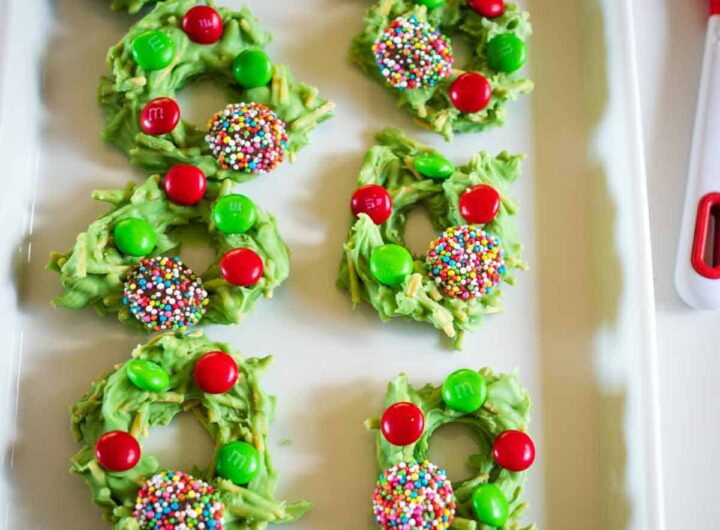 Chocolate Christmas Wreaths - Kidgredients