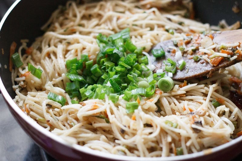 Hakka Noodles Recipe (Indo Chinese Style)