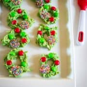 Chocolate Christmas Wreaths - Kidgredients