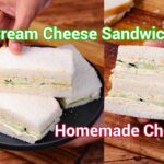 Cream Cheese Sandwich Recipe - Kids Lunch Box Snack