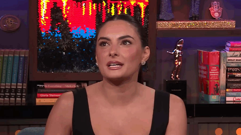 Paige DeSorbo on WWHL in April 2025.
