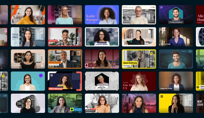 Airtime Video Tools Launched by Evernote Founder as mmhmm Rebrands Airtime Creator showing multiple presenters with customized backgrounds sharing content
