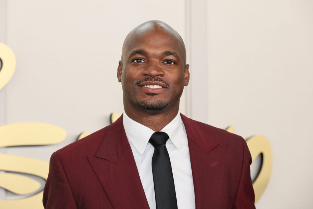 Adrian Peterson attends the 2024 Disney Upfront at Javits Center on May 14, 2024 in New York City.