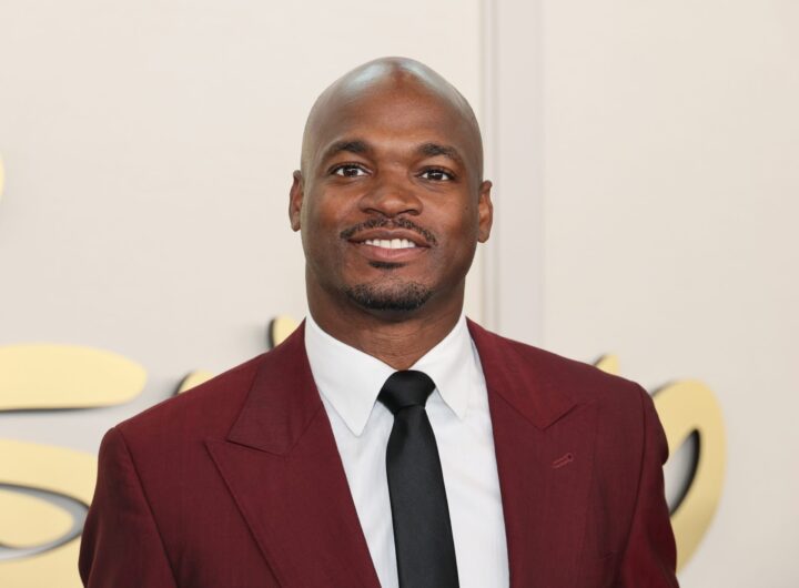 Adrian Peterson attends the 2024 Disney Upfront at Javits Center on May 14, 2024 in New York City.