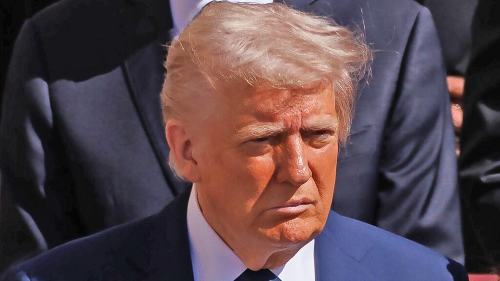 Donald Trump Catches Flak Online For Wearing Blue Suit to Pope's Funeral