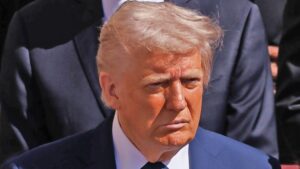 Donald Trump Catches Flak Online For Wearing Blue Suit to Pope's Funeral