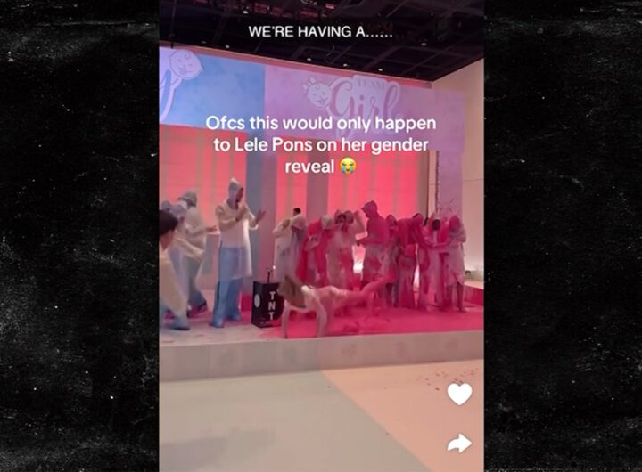 Lele Pons Slips and Falls Hard During Gender Reveal, on Video