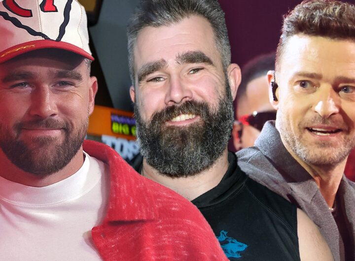 Travis and Jason Kelce Have Boys Weekend in Vegas With Justin Timberlake