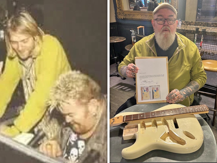 Kurt Cobain Smashed Guitar Auction Nets Over $100K for Iconic Nirvana Artifact Letter of authenticity for Kurt Cobain's smashed Fender Stratocaster