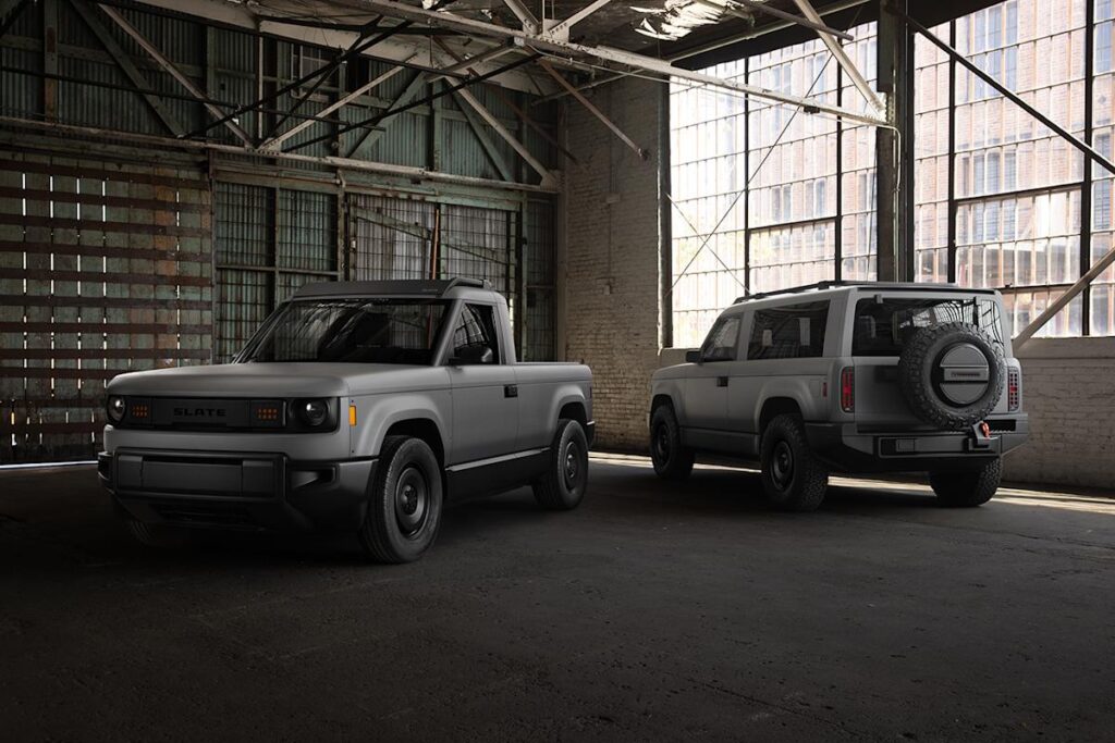 Slate Pickup EV: Bezos-Backed $20,000 Electric Truck Redefines Affordable EVs Slate Auto unveils its US-made barebones electric pickup costing just $20,000