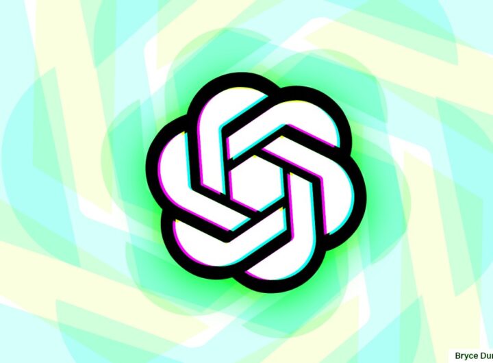 OpenAI logo with spiraling pastel colors (Image Credits: Bryce Durbin / TechCrunch)
