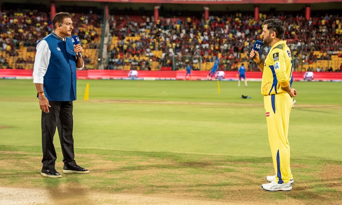 "Let It Be...": MS Dhoni Drops One-Liner After Ravi Shastri's Big Question At RCB vs CSK Toss Time