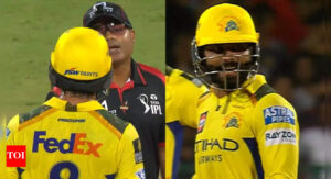 Drama in Bengaluru! Jadeja confronts umpire after CSK batter Dewald Brevis denied DRS - Watch | Cricket News