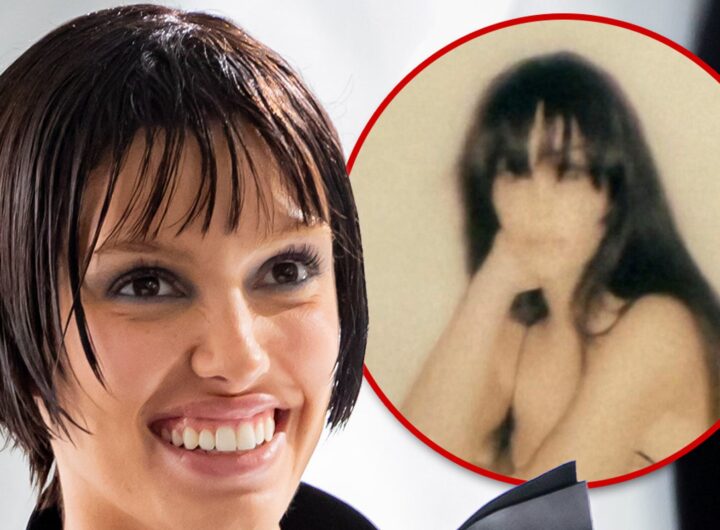 Bianca Censori Wears See-Through Fishnet Dress, Debuts Long Hair