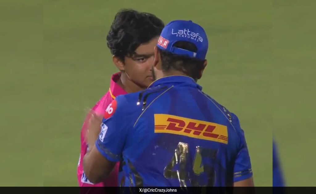 Rohit Sharma Vaibhav Suryavanshi Gesture: MI Captain's Heartwarming Support After RR Star's Duck Rohit Sharma's Incredible Gesture For Vaibhav Suryavanshi After RR Star's 2-Ball Duck
