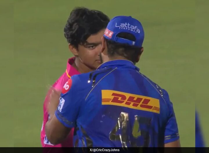 Rohit Sharma's Incredible Gesture For Vaibhav Suryavanshi After RR Star's 2-Ball Duck