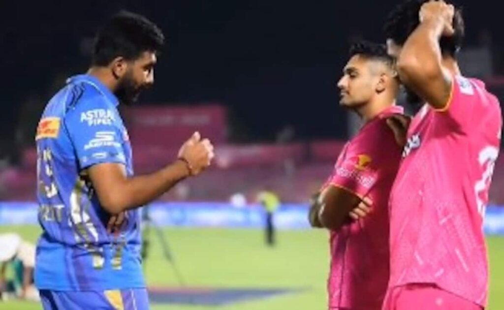 Jasprit Bumrah's Inspiring Words to Tushar Deshpande During IPL 2025: "Go On, Hit Me For A Six" "Go On, Hit Me For A Six": Jasprit Bumrah's Fiery Words Of Motivation To Ex-CSK Star During IPL 2025