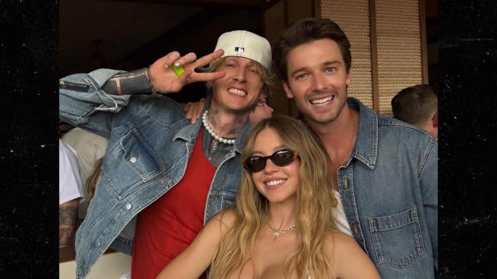Sydney Sweeney Parties in Vegas with MGK and Patrick Schwarzenegger
