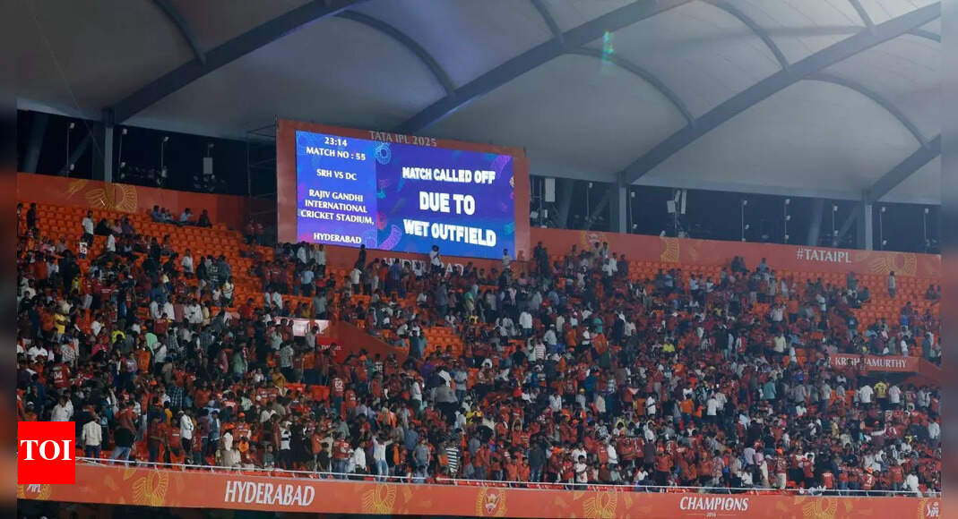 SRH vs DC: Match called off due to wet outfield, Sunrisers officially knocked out of IPL 2025 playoff race | Cricket News