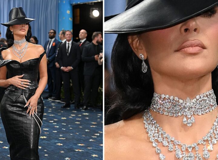 Kim Kardashian Gets Ready for Met Gala With North West, Flaunts Jewelry