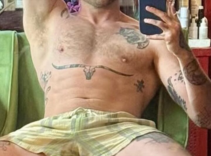 Guess the Shirtless Singer in This Grizzly Shot