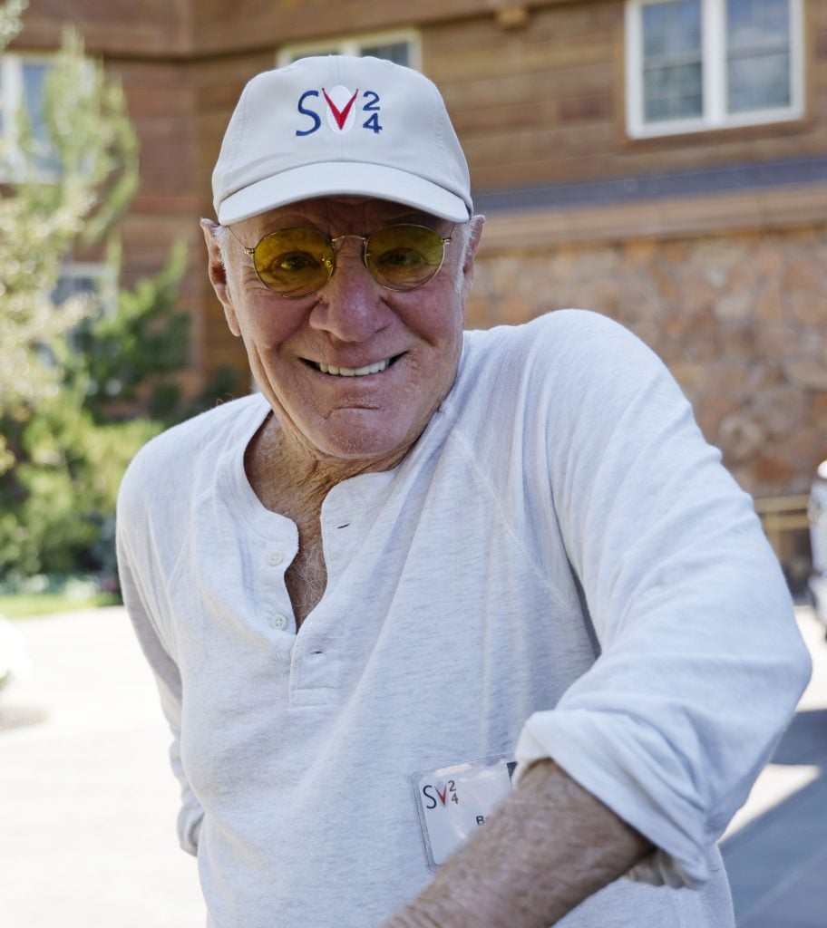 Barry Diller attending the Allen & Company Sun Valley Conference