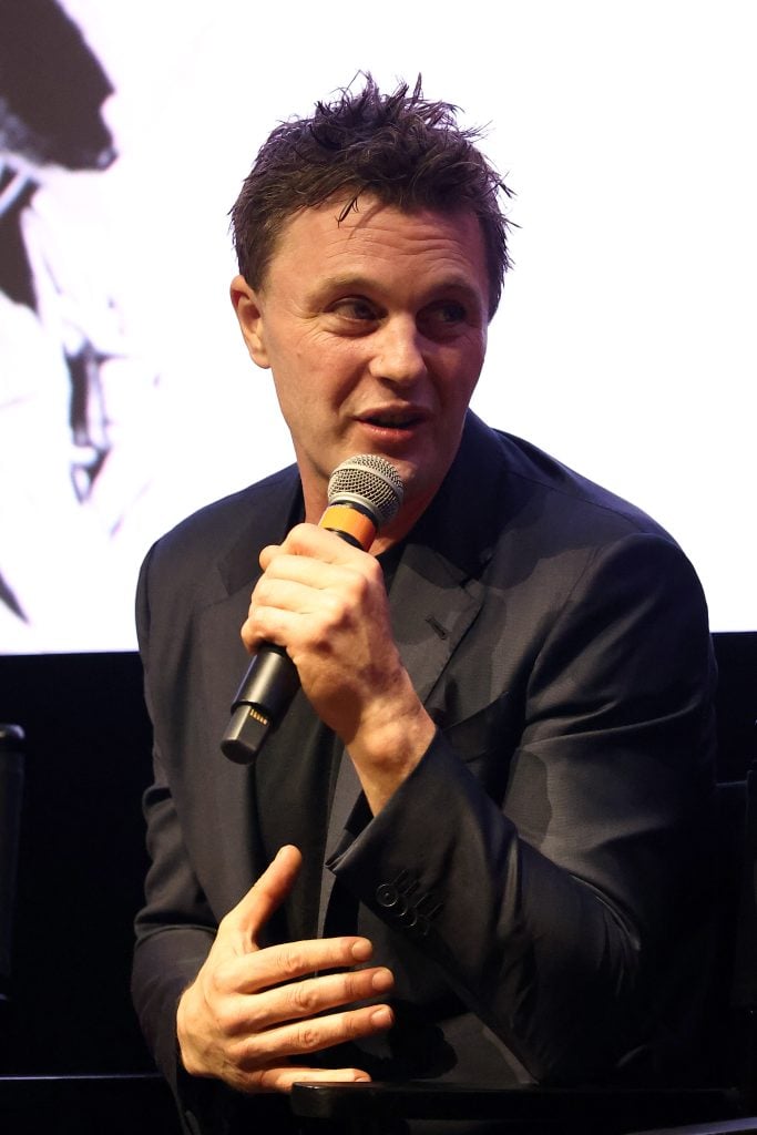 Michael Pitt Arrested: Boardwalk Empire Star Faces Sexual Abuse Charges Michael Pitt speaking at a movie screening event