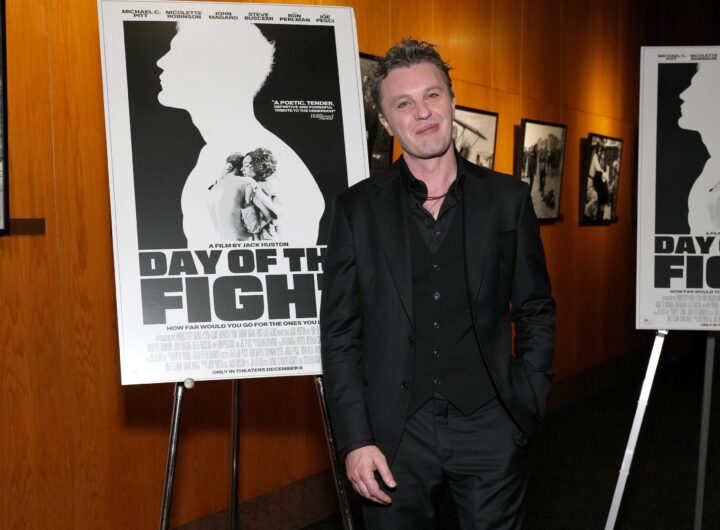 Michael Pitt attends Jack Huston
