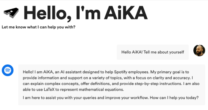 Backstage access: Spotify’s dev tools side-hustle is growing legs AiKA from Spotify