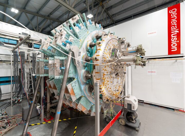 Assembly continues on General Fusion's LM26.