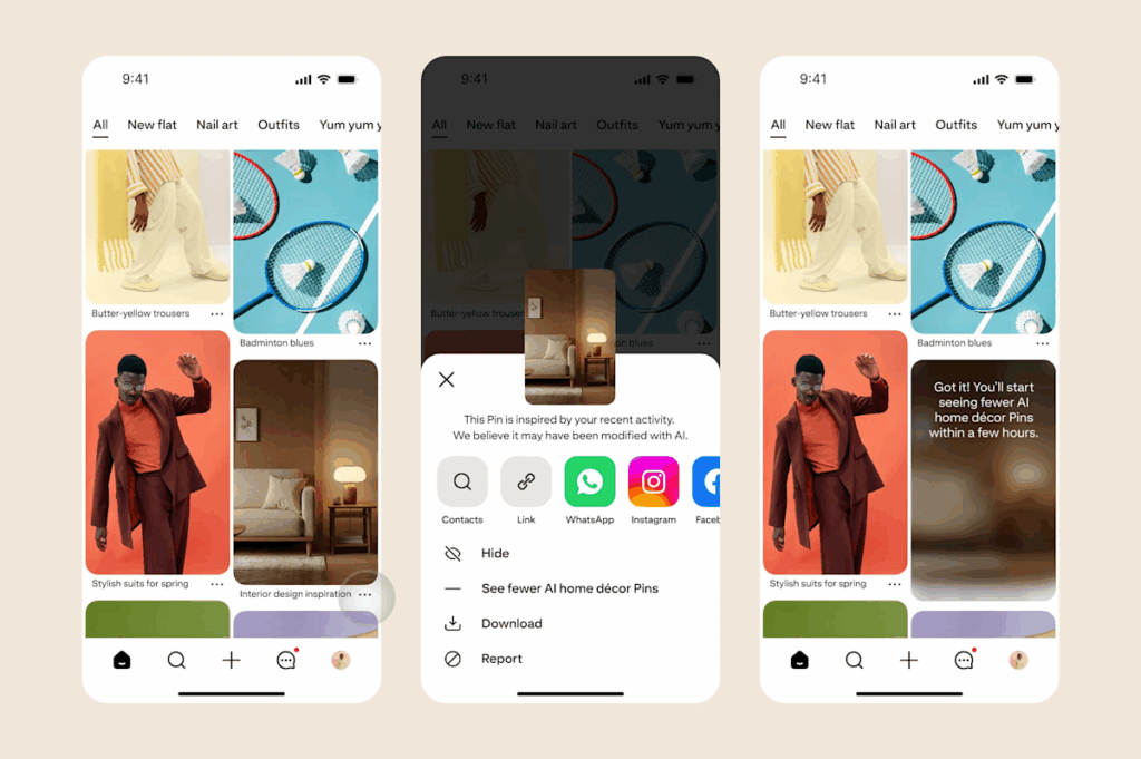 Pinterest Introduces AI Content Labels: A New Era of Transparency in Social Media Pinterest will now tell you when you’re looking at AI-generated content